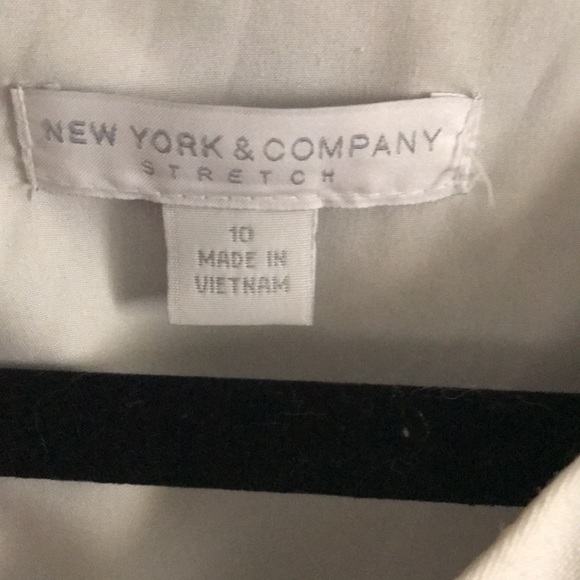 NEW YORK & COMPANY black and white dress - Picture 2 of 4